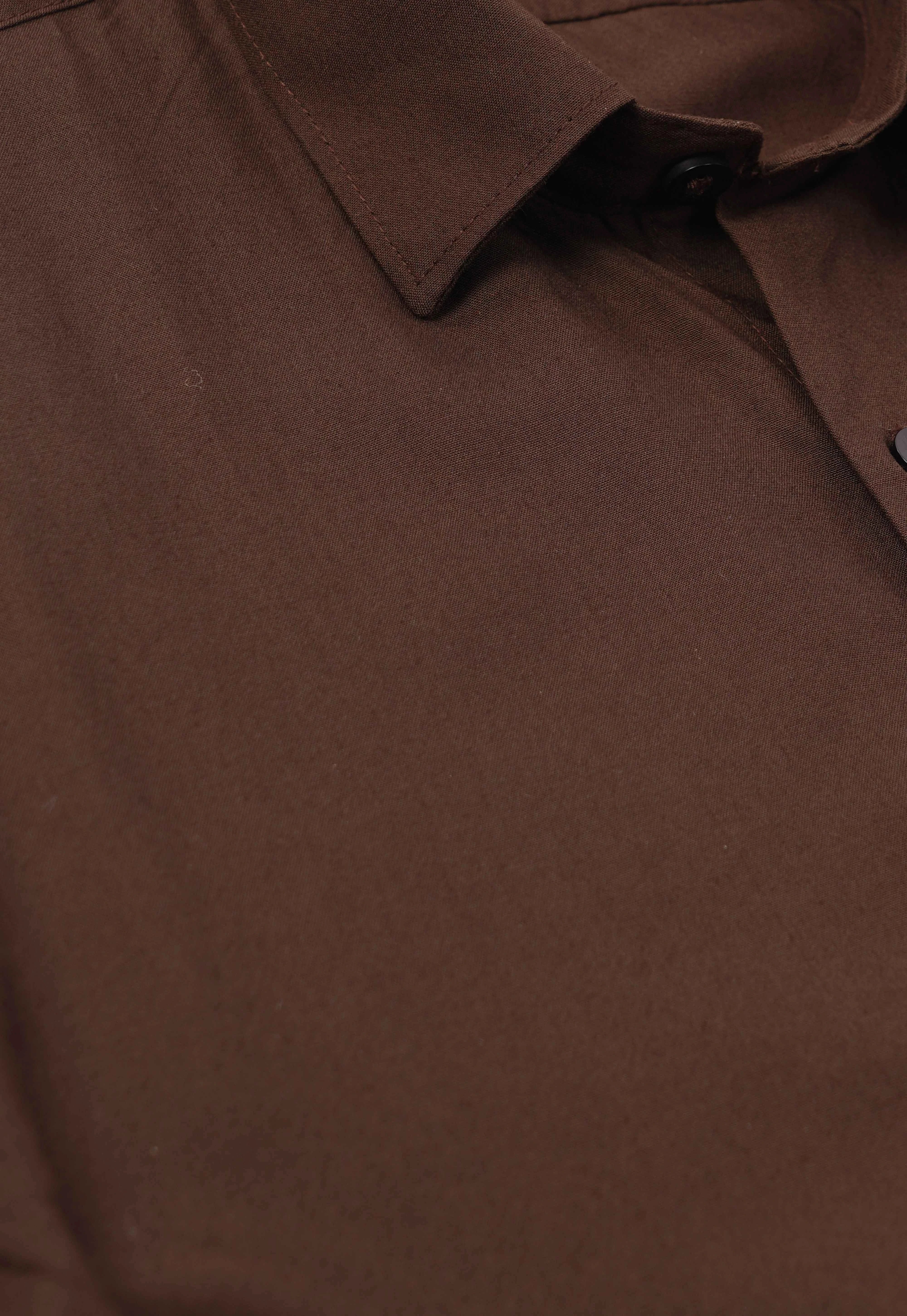 Mocha brown Full Sleeve Shirt